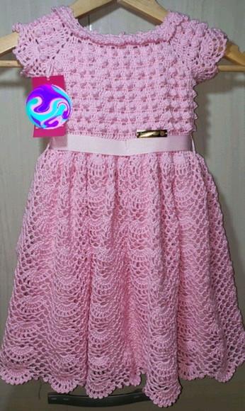 Vestido Infantil De Croche