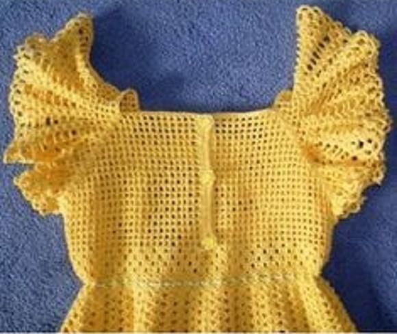 Vestido Infantil De Croche