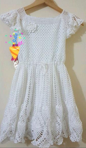 Vestido Infantil De Croche