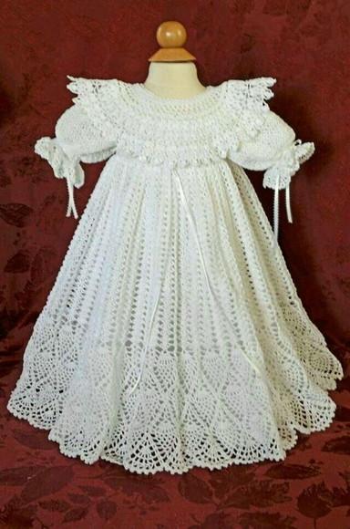Vestido Infantil De Croche Para Batizado