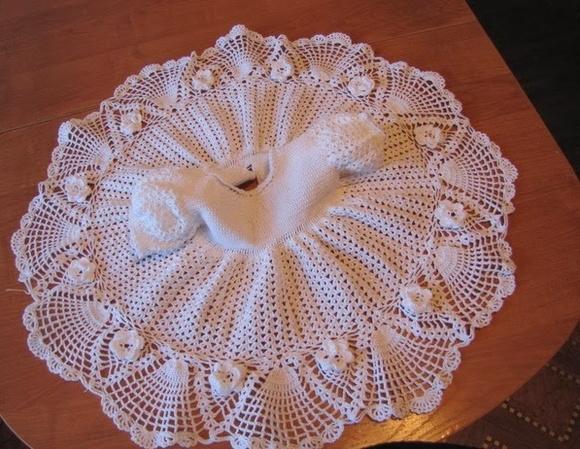 Vestido Infantil De Croche Para Batizado