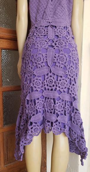 Vestido Midi Crochê Adulto