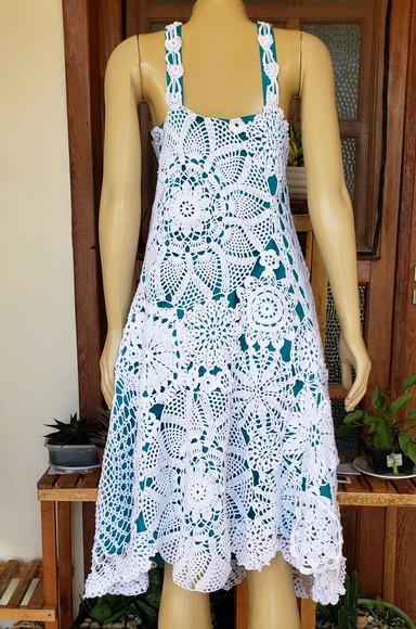 Vestido Noiva Crochê