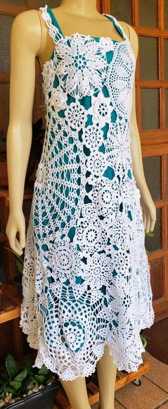 Vestido Noiva Crochê