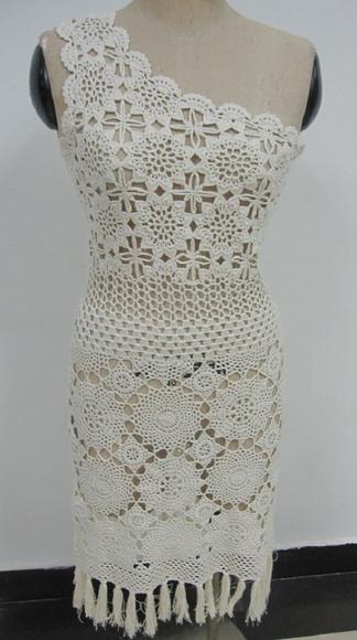 Vestido Noiva Crochê Adulto