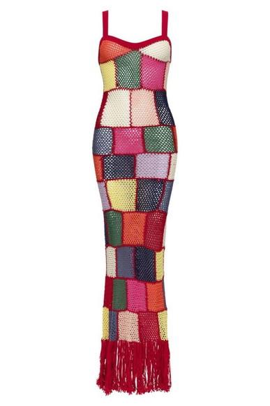 Vestido Squares Crochê Adulto