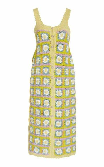 Vestido Squares Crochê Adulto