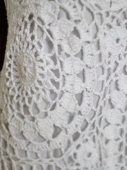 Vestido Squares Crochê Adulto