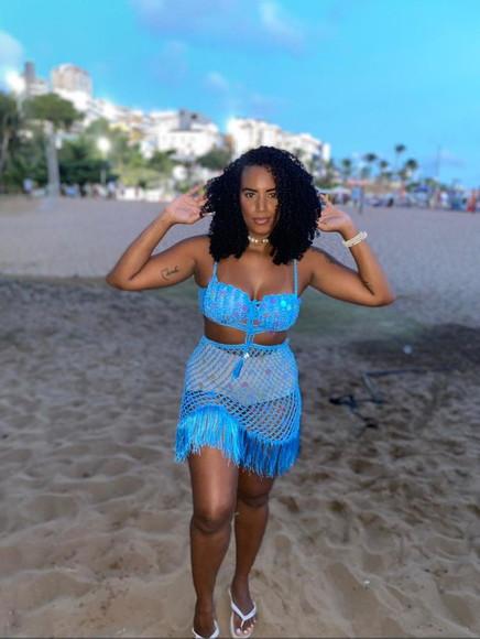 Vestido/ Saida de Praia Croche