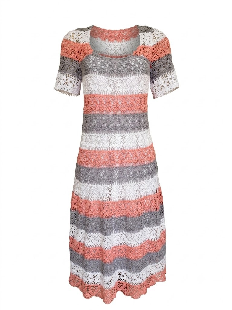 Vestido Crochê Adulto