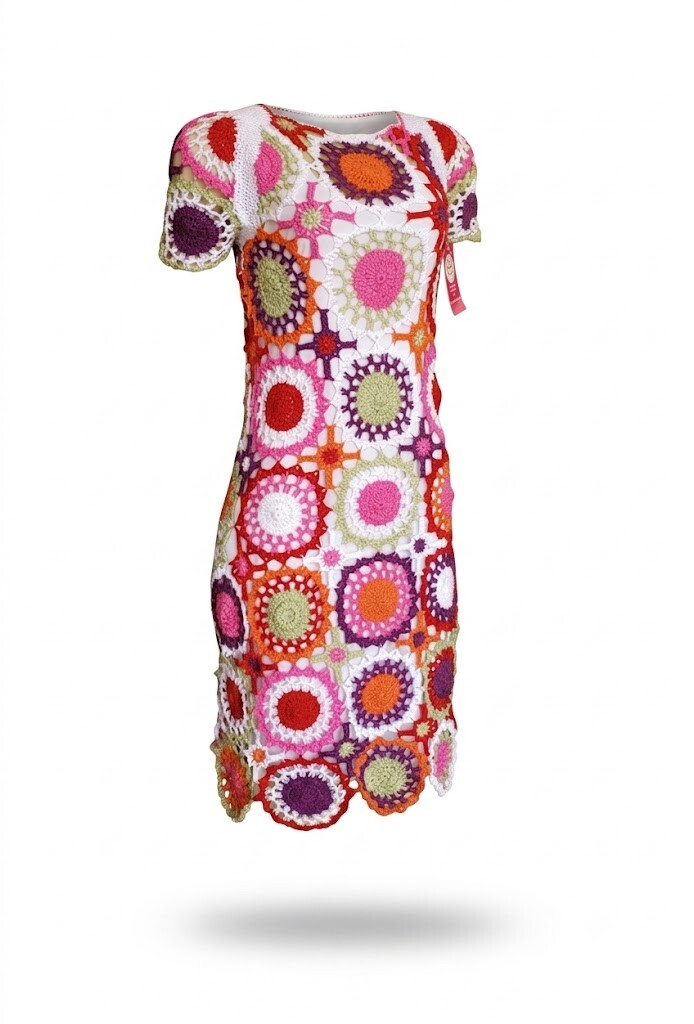Vestido Crochê Adulto