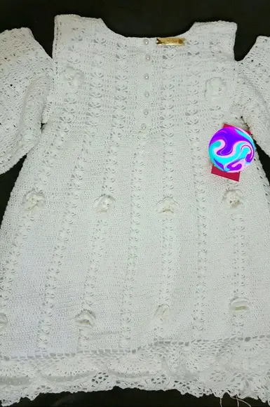 1vestido Infantil De Croche