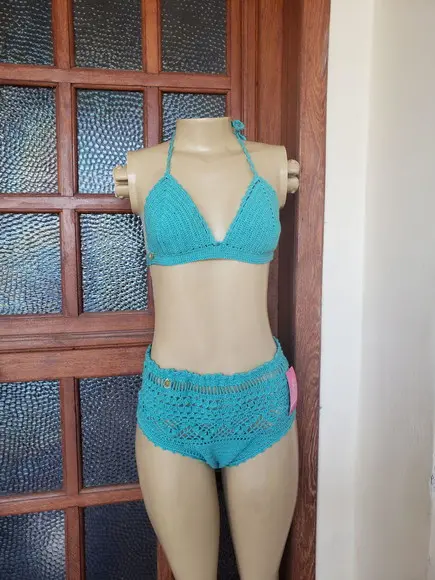 Biquíni Crochê Hot Pants