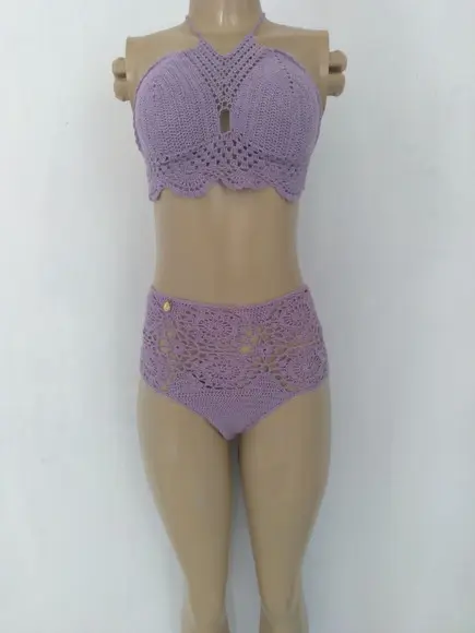 Biquíni Crochê Hot Pants