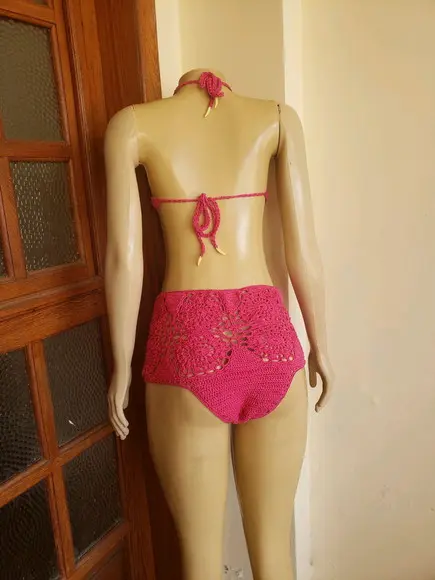 Biquíni Crochê Hot Pants