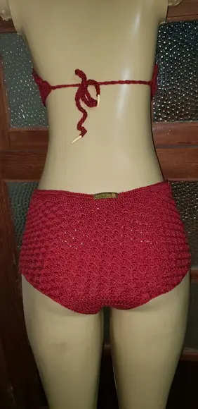 Biquíni Crochê Hot Pants