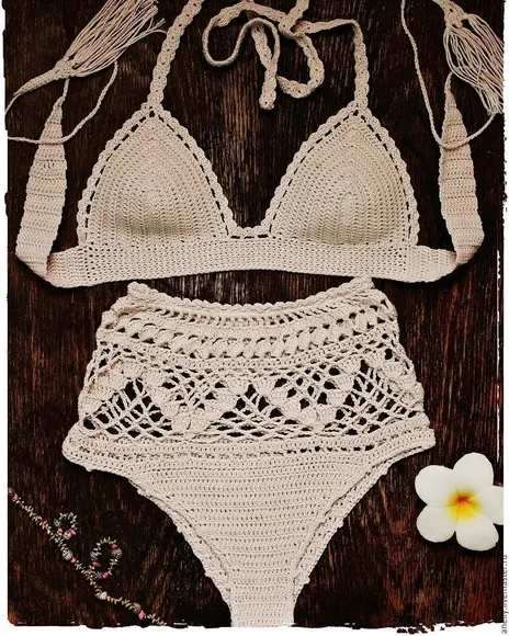 Biquíni Crochê Hot Pants