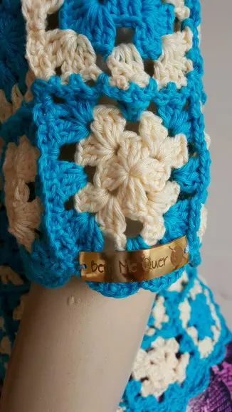 Blusa Croche Squares