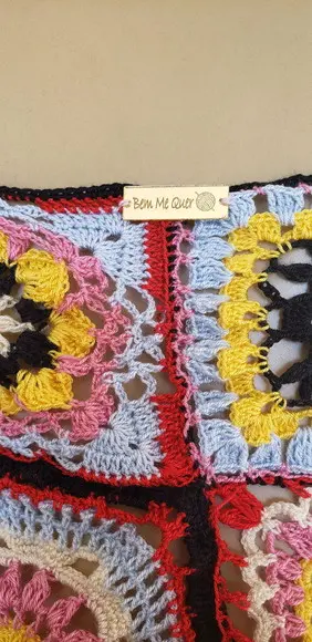 Blusa Croche Squares