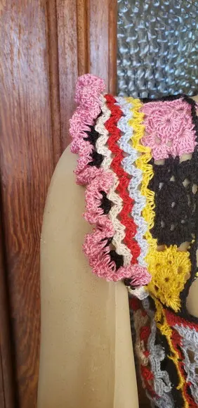 Blusa Croche Squares