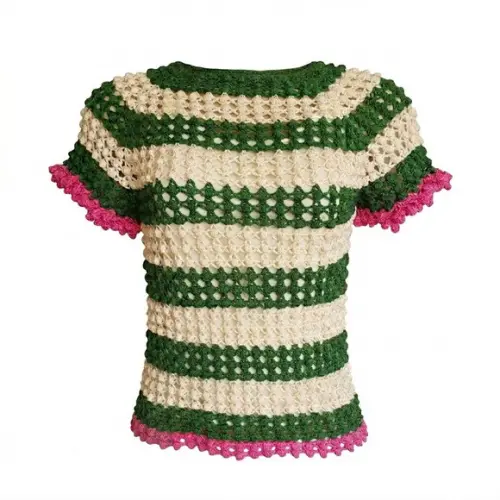 Blusa De Croche Pipoca