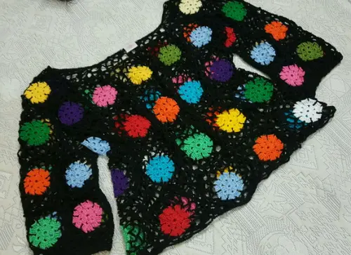 Blusa De Croche Squares