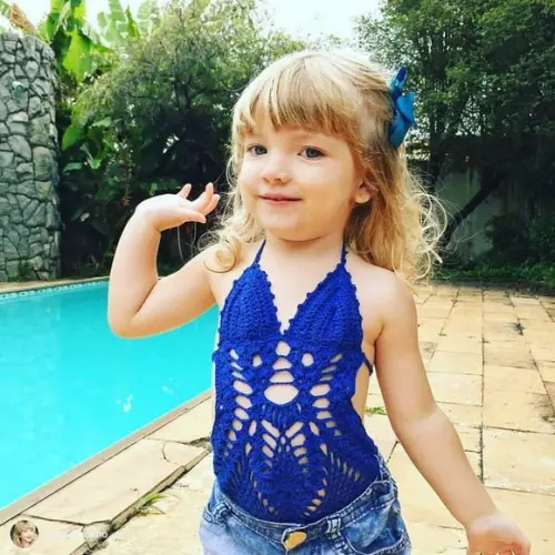 Body Infantil Crochê