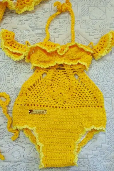 Body de Crochê Infantil