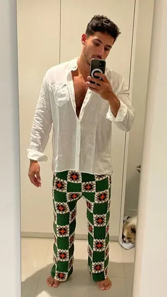 Calça de Crochê Masculina