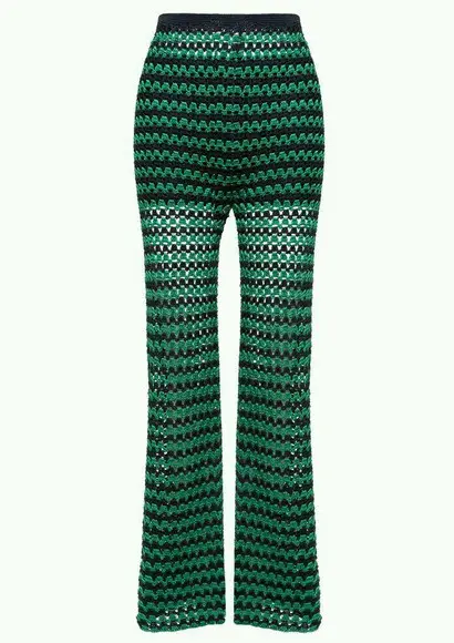 Calça Pantacourt Crochê
