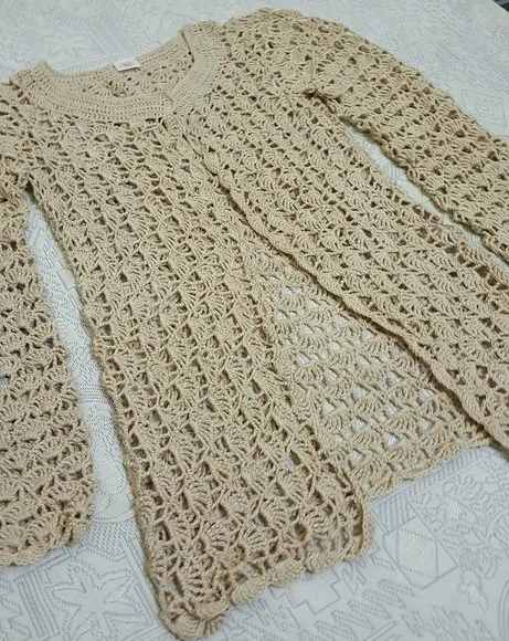 Cardigan de Crochê