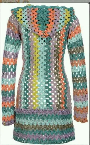 Cardigan de Crochê