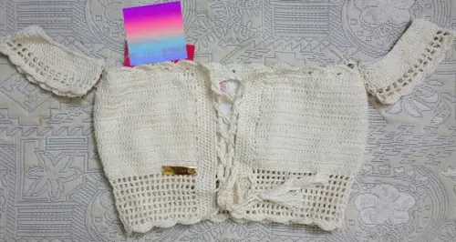 Cropped Ciganinha Croche