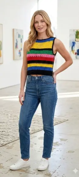 Cropped Colorido