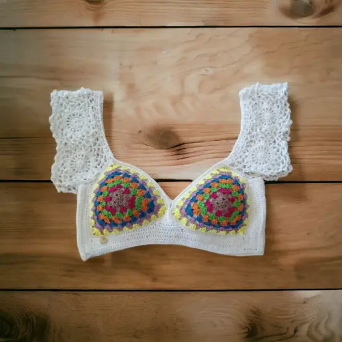 Cropped Crochê