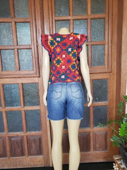 Cropped Crochê