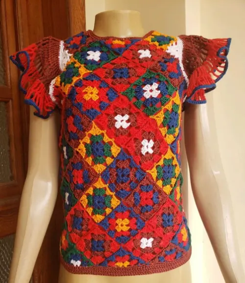 Cropped Crochê