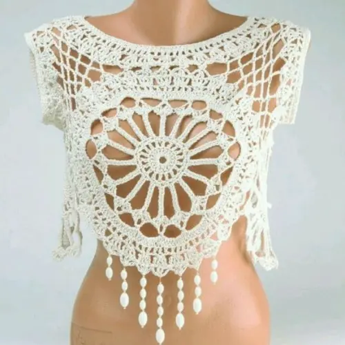 Cropped Crochê