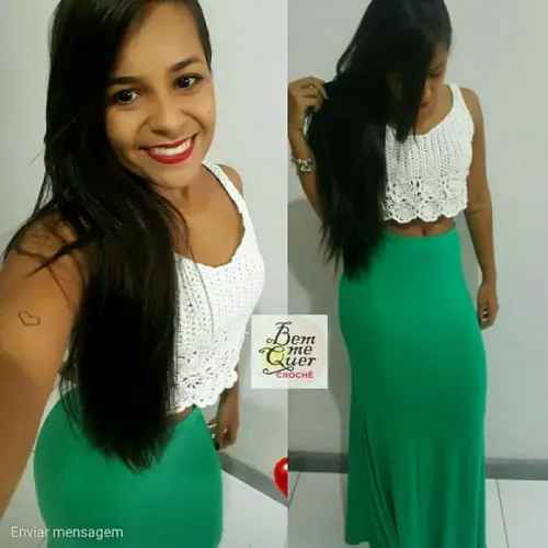 Cropped Crochê
