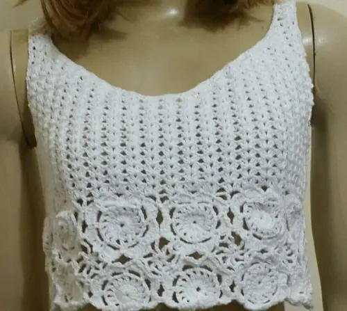 Cropped Crochê