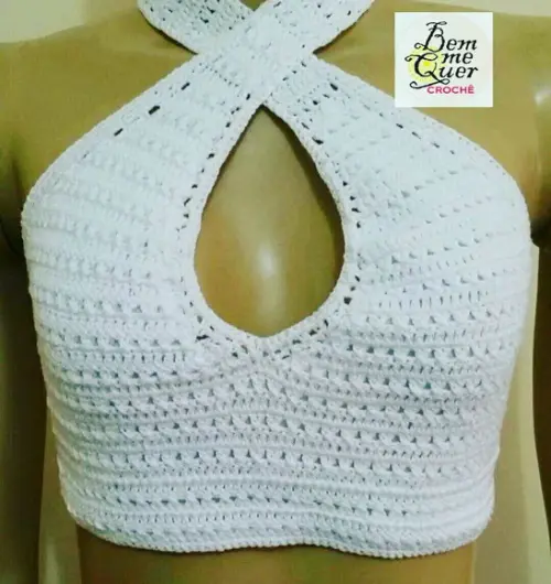 Cropped Crochê