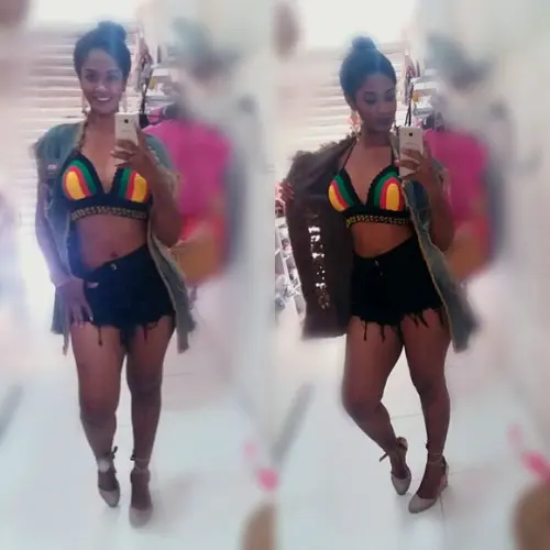 Cropped Croche Cores Reggae