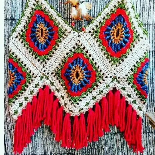 Cropped Crochê Ritinha