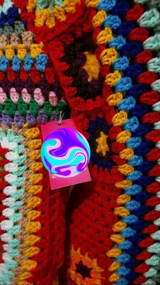 Kimono / Casaco de Croche Manga Longa