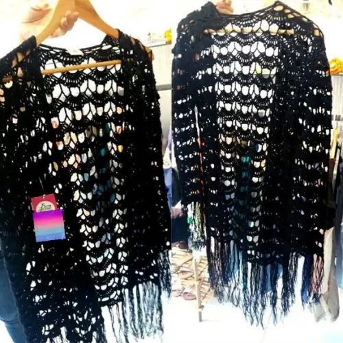 Kimono Croche Franjão Glamour