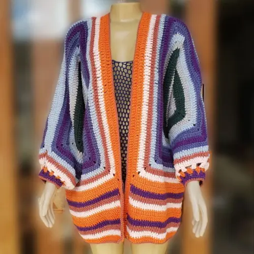 Kimono De Crochê