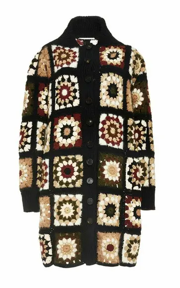 Kimono Squares Crochê