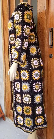 Kimono Squares Crochê