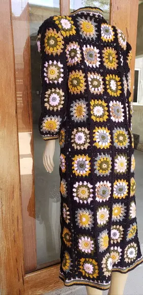 Kimono Squares Crochê