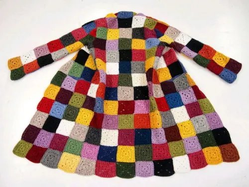 Kimono Squares Crochê